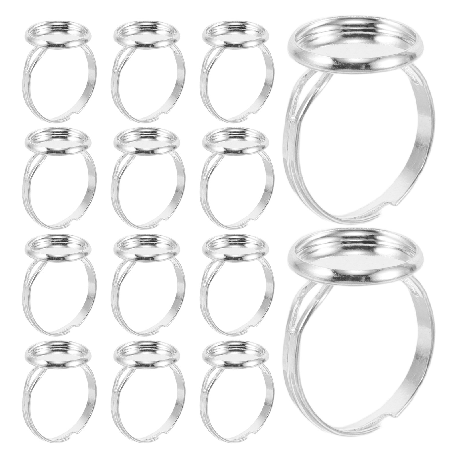 Tools Jewelry Making - 60 Stück Verstellbare Ringfassungen, Leere Ringfassungen,