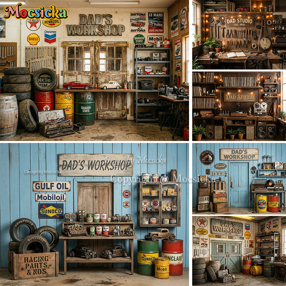 Mocsicka Dad's Workshop Fotogr – Workshop Tools Background Bewertung und Preis